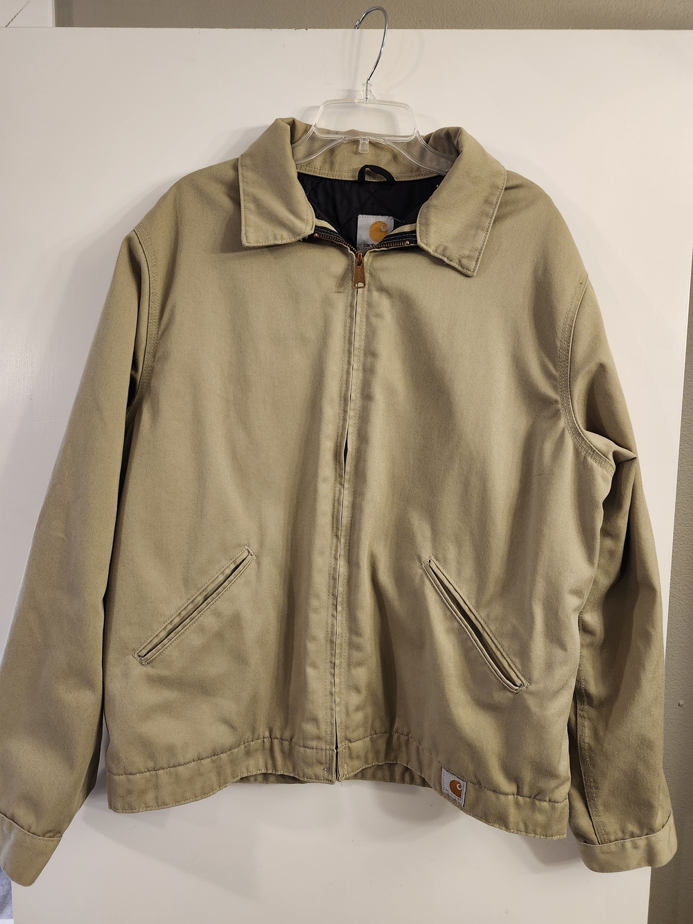 Carhartt Khaki/Tan Lightweight Canvas Jacket